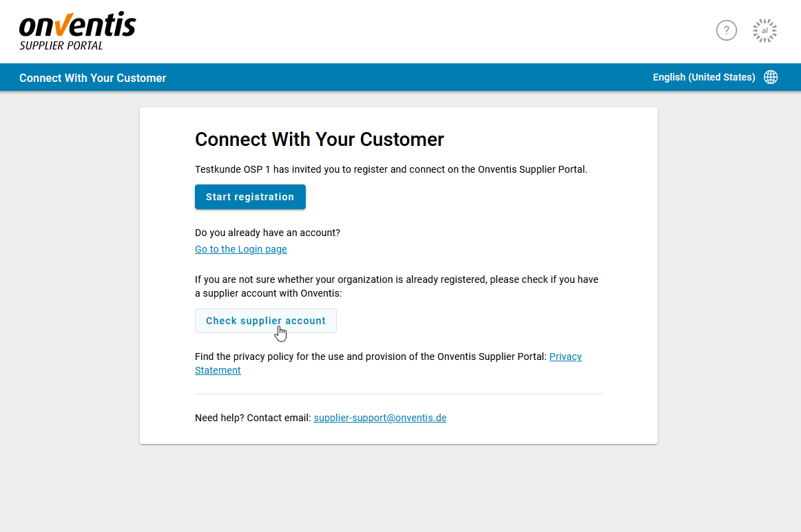 Supplier Portal - Connect with your customer page - Check Supplier Network.png